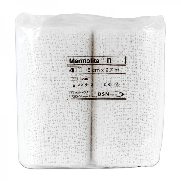 Venda-escayola Marmolita R 5 cm x 2,7 metros (saca de quatro unidades)
